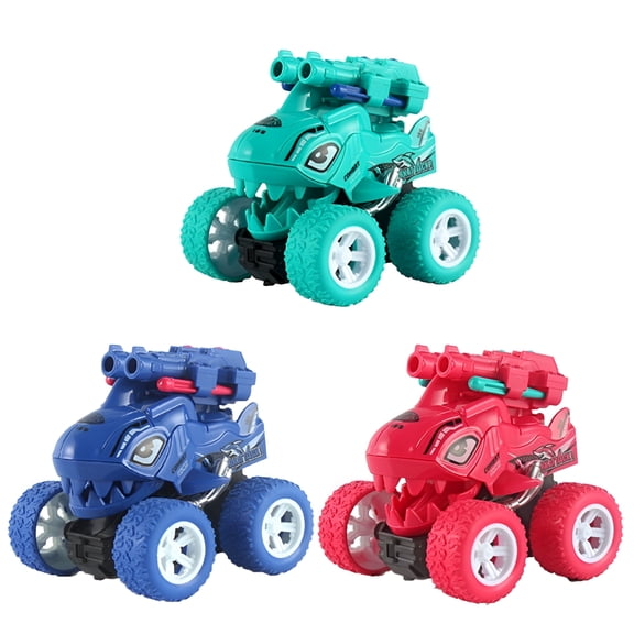 BESTSKY 3PCS Shark Toys for Boys Monster Trucks,Dinosaur Truck Toys for Kids 3-5,Friction Powered Toy Cars for Toddler,Car Toy for Boys 3 5,Kids Toys for Boys