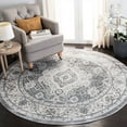 thumbnail image 2 of SAFAVIEH Isabella Zander Oriental Area Rug, Grey/Cream, 8' x 8' Round, 2 of 7