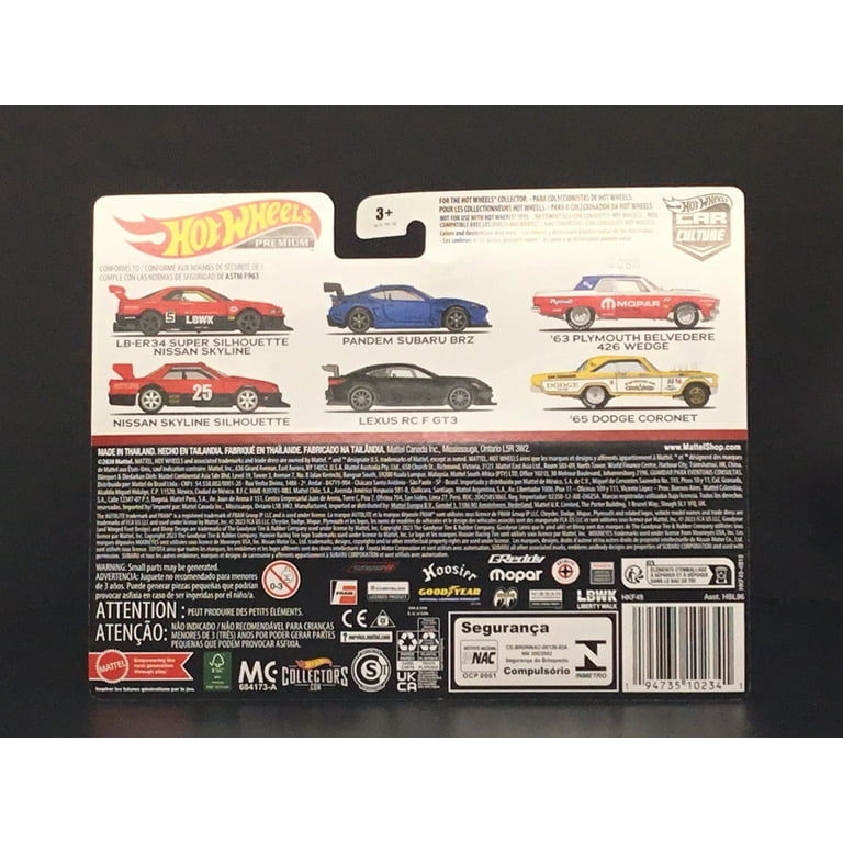 Hot Wheels Premium Car Culture 2 Pack - '63 Plymouth Belvedere 426 Wed