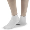 thumbnail image 6 of YooGuoGuo Ankle Ruffle Socks Women - Cute Crew Frilly Sock - Low Cut Cotton Socks, 6 of 6