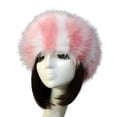 thumbnail image 5 of Eoperou Winter Women Hat Colorful Thickened Empty Top Short Plush Windproof Faux Fur No Brim Headband Headdress for Photograph, 5 of 8