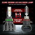 thumbnail image 5 of 9006 LED Headlight HB4 Low Beam 12V Bulbs For Nissan Armada 2011-2015 6000K White 2PCS, 5 of 9