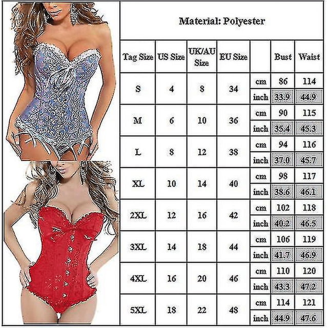 Mujeres Retro Lace Up Deshuesado Overbust Corset Bustier Bodyshaper Shapewear Tops