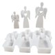 thumbnail image 1 of Wing Girl Statue Silicone Candle Molds for Candle Soap Making Epoxy Resin Silicone Molds Cement Gypsum Silicone Molds, 1 of 4