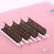 Veyes Inc 0.05mm Latte Brown Eyelash Extensions Veyelash Soft 8-16MM False Lashes Faux Mink Individual Volume Lashes Extensions