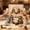 A, variant on DIY Nativity Sewing Kit,Quilted Fabric Holy Family Manger Scene,Christmas Home Decor Hand-Stitch Craft Kit