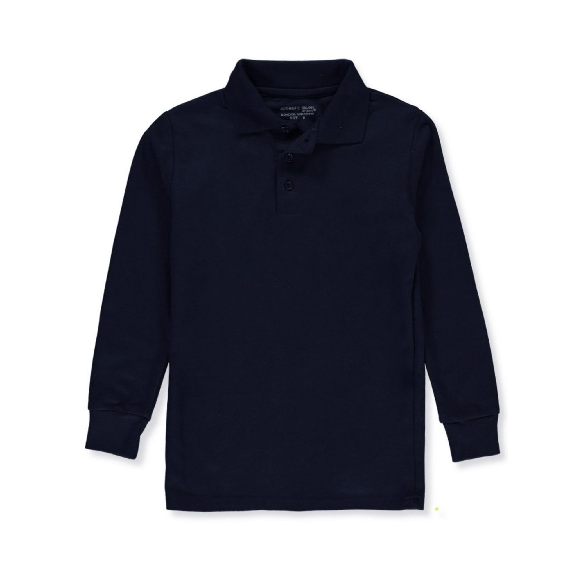 Galaxy Uniform Boys' Short-sleeved Pique Polo Shirt - Navy, 10