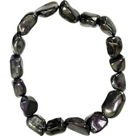 Womens Jewelry Bracelet Shungite Natural Stone Shape Beads Create EMF Cellphone Computer
