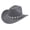 Green, variant on Western Cowboy Hat for Men and Women with Metal Drops Gemstone Net Design Chain for Parties and Mens Hats Fashion Events Black