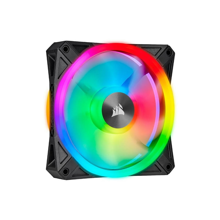 Corsair iCUE QL120 RGB 120mm PWM Single Fan - 1 Pack - Walmart.com