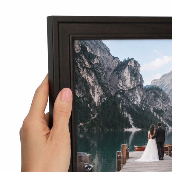 ArtToFrames 18" x 30" Walnut Picture Frame, 18x30 inch Brown MDF Poster Frame (WOM-4106), Pack