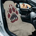 thumbnail image 2 of Kuiaobaty Aztec Bear Print Car Seat Towel Covers Front Seats Bear Claw Print Car Seat Hoodie Cover 60 x 33 Inch Absorbent Microfiber Towels for Gym Workout, Running, Swimming, Beach and Hiking, 2 of 7