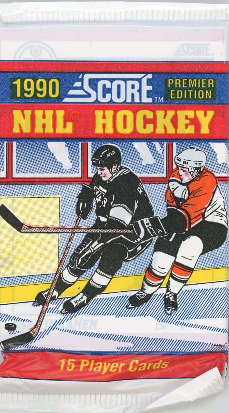 1990/91 Score Hockey Premier Edition Wax Pack