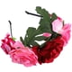 thumbnail image 5 of Flor de rosa diadema de cabeza de la cabeza de la corona de la corona de la corona para el cabello de Halloween accesorio, 5 of 6