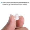 thumbnail image 4 of 10Pcs Snap Rubber Grommet Hole Plug Mount Dia 6.5mm ID 4mm H 9mm Seal Anti-Scratch for Cable Pipe White, 4 of 5