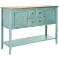 thumbnail image 3 of SAFAVIEH Charlotte Storage Sideboard Blue / Oak, 3 of 5