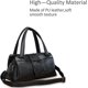 thumbnail image 3 of Women Handbags Handbags for Ladies Fashion Handbag Crossbody Bags Women Retro Handbag PU Leather Black, 3 of 5