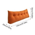 thumbnail image 3 of BKER Triangular Headboard Twin For Dorm Headboard Bed Bolster Cushion Bed Bolster Triangular Backrest, 3 of 7