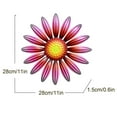 thumbnail image 2 of BNNG Metal Flower Wall Art 3D Sunflower Decor, Hanging Rustic Farmhouse Boho Decoration for Outdoor Indoor Home Garden Yard Fence, 2 of 2