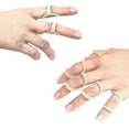 thumbnail image 2 of 14 Pcs Attelle de Doigt Anneau Fixe Réglable Stabilisateur d'Articulation du Doigt Protège-Doigt Redressement Arthrite, 2 of 5