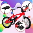 thumbnail image 4 of Novelty Place (4 Pack) Mini Finger Bike - Miniature Fidget Bicycle Metal Bike Model Collections Decoration, 4 of 7