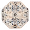 thumbnail image 3 of Unique Loom Tucson Collection Area Rug - Sonora (4' Octagon Ivory/Black), 3 of 7