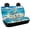 Underwater Sea Turtle with Plumeria & Seashells Design, variant on POLERO Colorful Abstract Print Stretch Car Seat Covers for Work Car Interior, Fashion Car Rear Seat Covers Easy to Install Rear Bench Seat Covers