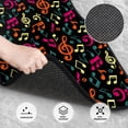 thumbnail image 3 of Zufioo Music Notes Print Car Floor Mats Four-piece Set, Car Interior Accessories - Corrosion-resistant, Non-Slip, Suitable for Cars, Trucks, Vans, 3 of 7