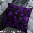 thumbnail image 2 of jejeloiu Abstract Geometric Piexl Fabric by the Yard 1 Yard,Oil Painting Home Decor Fabric by the Yard,Purple Black Plaid Sewing Fabric For Men Women,Luxury Bedroom Decor, 2 of 6