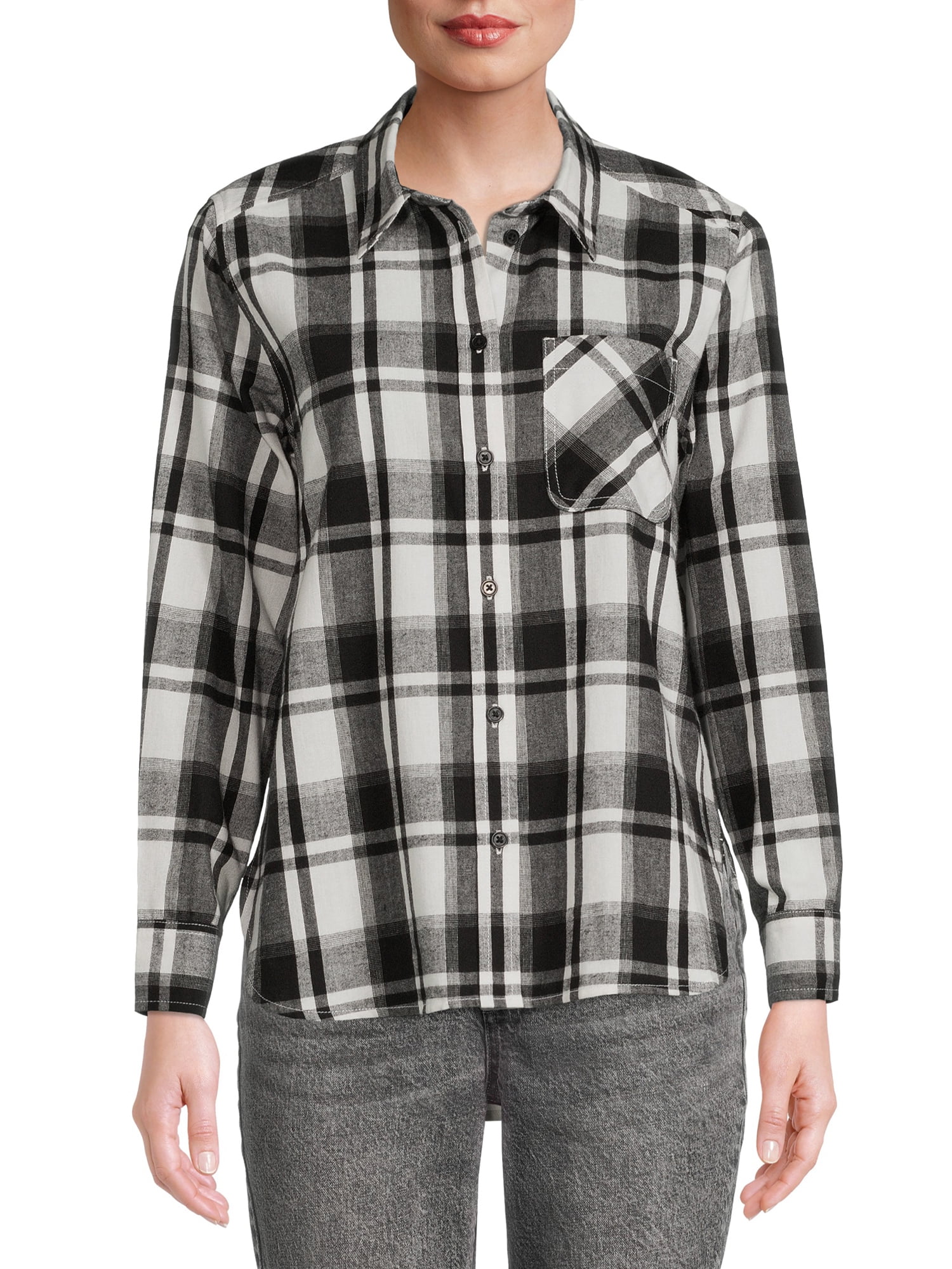 Time and Tru Women's Flannel Shirt