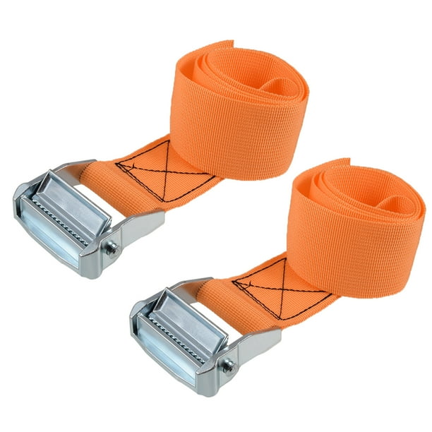 0.8M x 5cm Lashing Strap Cargo Tie Down Straps Cam Lock Buckle 500Kg