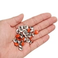 thumbnail image 4 of Uxcell 100 Sets Double Cap Leather Rivets 6x8mm for Fabric Belt and Decoration Orange, 4 of 7