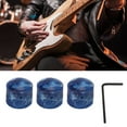 thumbnail image 4 of Electric Guitar Knob, Pretty Design 3Pcs Guitar Volume Knob Wide Application With Wrench For Adjusting Blue, 4 of 8