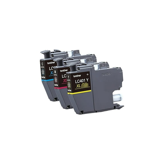 Brother Genuine LC401XLYS High Yield Yellow Printer Ink Cartridge ...