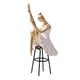 thumbnail image 4 of Figura de bailarina, estatua coleccionable, adorno de resina para sala de estar Estilo A, 4 of 9