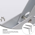 thumbnail image 3 of ORDDIART 2Set Hidden Installation White Shelf Brackets for Home Use and DIY Projects Wall Brackets 10 Inch, 3 of 8