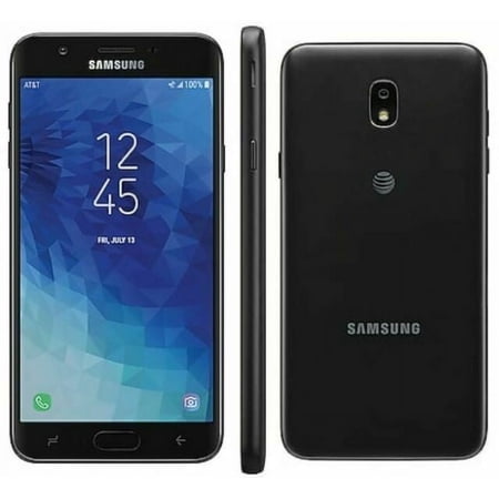Pre-Owned Used Samsung Galaxy J7 (2018) J737A 16GB Black AT&T Smartphone (Scratch & Dent Used)