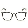 Cyxus Kids/Teens Blue Light Blocking Computer Glasses Anti Eyestrain ULTEM Bright Black Retro Frame Eyeglasses