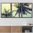 thumbnail image 3 of wall26 - Palm Tree on Tropical Beach - Framed Canvas Art Wall Art - 16"x24"x3 Black, 3 of 5