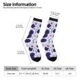 thumbnail image 2 of JUNZAN Daisies Flowers Mens Funny Socks for Men Women Colorful Fun Novelty Crew Patterned Socks, 2 of 6