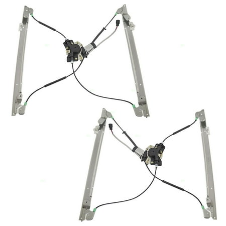 - Driver and Passenger Front Power Window Lift Regulators & Motor Assemblies Replacement for Chrysler Dodge Plymouth 5135251AA 5135250AA