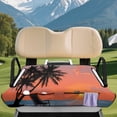 thumbnail image 3 of Pzuqiu Golf Cart Seat Cover, Compatible with Sports, Suitable for Club Car Universal, Tropical Sunset Pattern, 3 of 9