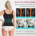 thumbnail image 4 of Corsé de entrenamiento de cintura LODAY Tummy Control Sport negro XL, 4 of 6