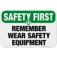 thumbnail image 1 of Safety First, Wear Face Shield When Using Grinder, Safety Sign, 1 of 3