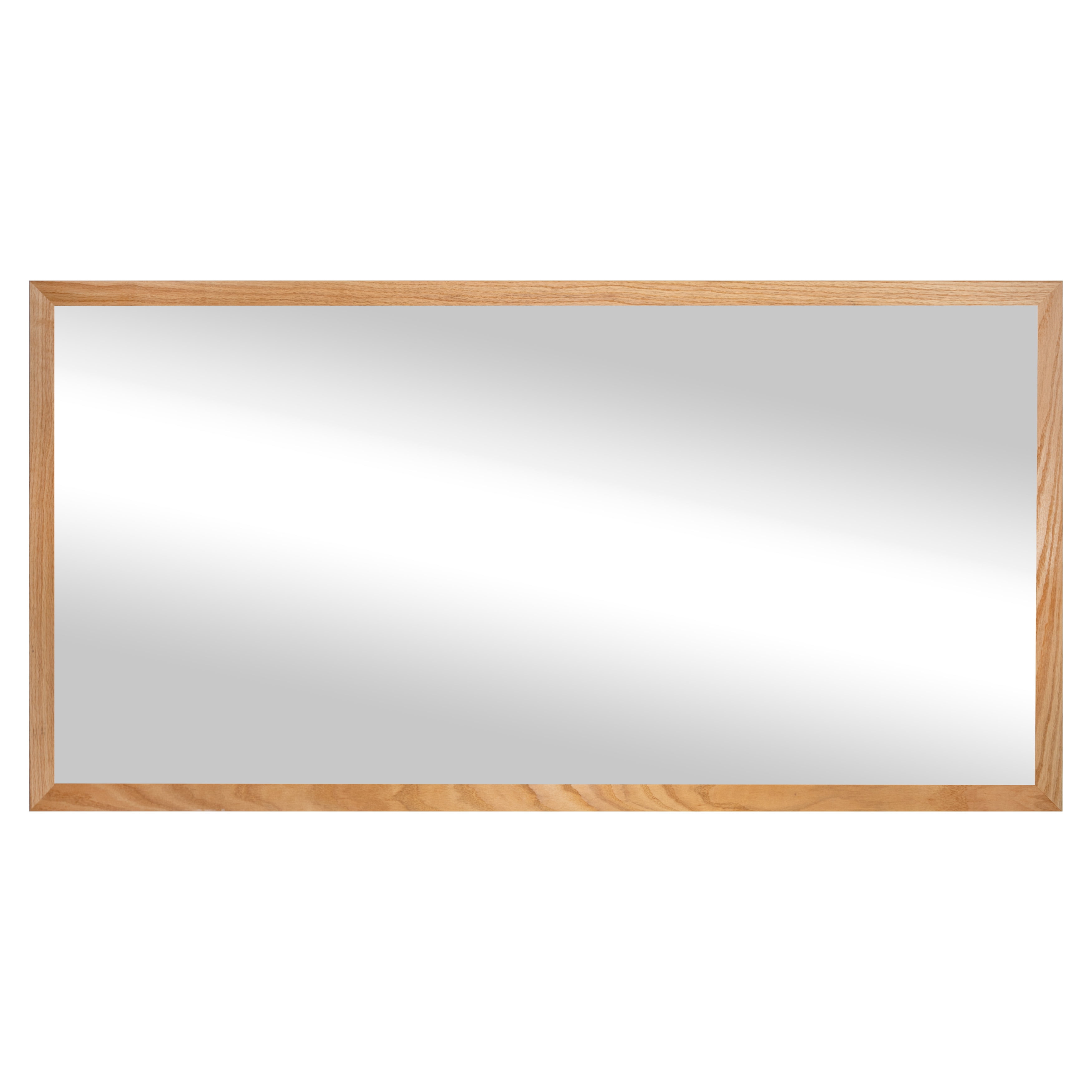 Rayne Ozark Hardwood 2" Red Oak Wall Mirror 73" x 30" Floor Mirror Natural