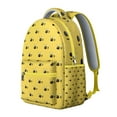 thumbnail image 2 of Stylish Small Backpack with Queen Bee and Honeycomb Print, Lightweight and Gift-Ready for School, 2 of 6