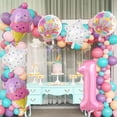 thumbnail image 3 of Globos de helado para decoración de fiestas, globo rosa número 1, 3 of 7