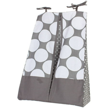 Collection Baby Diaper Stacker - Bacati, MixNMatch Diaper Stacker, Grey
