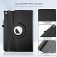 thumbnail image 5 of iPad Mini 4/5 Case - 360 Degree Rotating Stand Case Cover with Auto Sleep/Wake Feature for iPad Mini 4th 5th Generation - Black, 5 of 5