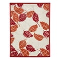 thumbnail image 3 of Unique Loom Outdoor Botanical Collection Area Rug - Augusta (9' x 12' 2" Rectangle Terracotta/Red), 3 of 7
